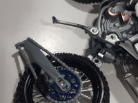 Husqvarna FE 501 Dirt Bike White Blue Yellow Plastic Die Cast Toy Vehicle