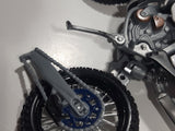 Husqvarna FE 501 Dirt Bike White Blue Yellow Plastic Die Cast Toy Vehicle