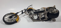 2004 Funline West Coast Choppers El Diablo Gold Die Cast Toy Vehicle FOR PARTS OR REPAIR