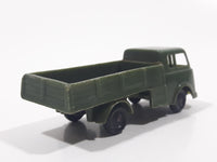 Vintage Army Truck Green Plastic Toy Car Vehicle Made in Hong Kong