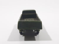 Vintage Army Truck Green Plastic Toy Car Vehicle Made in Hong Kong