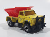 1992 Matchbox Highway Maintenance Truck Yellow and Red Die Cast Toy Car Vehicle