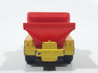 1992 Matchbox Highway Maintenance Truck Yellow and Red Die Cast Toy Car Vehicle