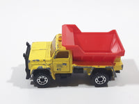 1992 Matchbox Highway Maintenance Truck Yellow and Red Die Cast Toy Car Vehicle