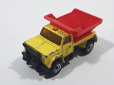 1992 Matchbox Highway Maintenance Truck Yellow and Red Die Cast Toy Car Vehicle