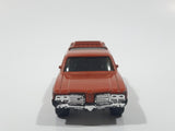 2010 Matchbox Camping Adventure 1971 Oldsmobile Vista Cruiser Metalflake Dark Orange 1:68 Scale Die Cast Toy Car Vehicle