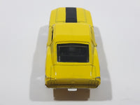 2008 Matchbox '68 Ford Mustang Cobra Jet Yellow Die Cast Toy Muscle Car Vehicle