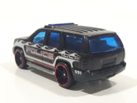 2011 Hot Wheels HW City Works '07 Chevy Tahoe Police K-9 Unit #591 Black Die Cast Toy Car Emergency Vehicle