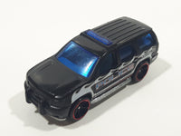 2011 Hot Wheels HW City Works '07 Chevy Tahoe Police K-9 Unit #591 Black Die Cast Toy Car Emergency Vehicle