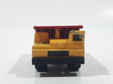 1992 Matchbox Faun Quarry Dump Truck Yellow and Red Die Cast Toy Car Vehicle