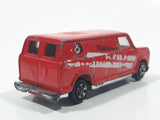 Vintage Yatming Style Ford Econoline E-150 Van Sunbird Red Die Cast Toy Car Vehicle Made in Hong Kong