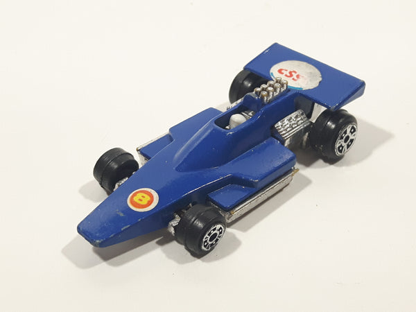 Vintage Bantel Formula 1 Grand Prix Esso #8 Blue Die Cast Toy Car Vehicle Made in Hong Kong