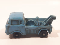Vintage Tomte Laerdal Nr. 17 Jeep Control Breakdown Truck Tow Truck Blue Vinyl Toy Car Vehicle Made in Sweden