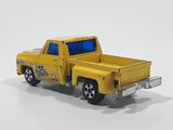 Vintage Soma Super Wheels 1973-80 Chevy Stepside Pickup Truck Yellow Die Cast Toy Car Vehicle Made in Hong Kong