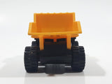 Vintage 1989 Buddy L Dump Truck Yellow Pressed Steel and Plastic Die Cast Toy Construction Equipment Vehicle