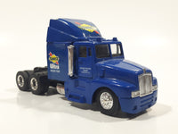 1991 Racing Champions NASCAR Terry Labonte Team Transporter Semi Truck Sunoco Ultra Racing Team Blue 1:64 Scale Die Cast Toy Car Vehicle