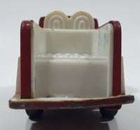 Vintage Tonka Fire Engine Firefighting Water Pumper Truck Red and White Pressed Steel Toy Car Vehicle