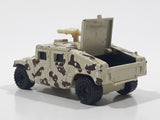 1995 Matchbox Hummer Humvee Army Camouflage Sand Beige Brown Die Cast Toy Car Military Vehicle With Opening Rear Hatch