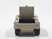 1995 Matchbox Hummer Humvee Army Camouflage Sand Beige Brown Die Cast Toy Car Military Vehicle With Opening Rear Hatch