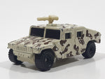 1995 Matchbox Hummer Humvee Army Camouflage Sand Beige Brown Die Cast Toy Car Military Vehicle With Opening Rear Hatch