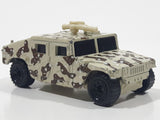 1995 Matchbox Hummer Humvee Army Camouflage Sand Beige Brown Die Cast Toy Car Military Vehicle With Opening Rear Hatch