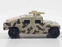 1995 Matchbox Hummer Humvee Army Camouflage Sand Beige Brown Die Cast Toy Car Military Vehicle With Opening Rear Hatch