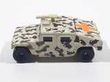 1995 Matchbox Hummer Humvee Army Camouflage Sand Beige Brown Die Cast Toy Car Military Vehicle With Opening Rear Hatch