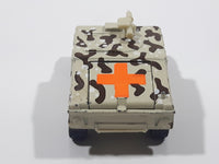 1995 Matchbox Hummer Humvee Army Camouflage Sand Beige Brown Die Cast Toy Car Military Vehicle With Opening Rear Hatch