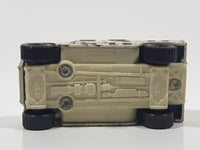 1995 Matchbox Hummer Humvee Army Camouflage Sand Beige Brown Die Cast Toy Car Military Vehicle With Opening Rear Hatch