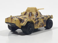 Vintage 1993 Lesney Matchbox Superfast Rolamatics No. 73 Weasel Tank Tan and Brown Camouflage Die Cast Toy Car Vehicle