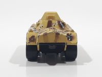 Vintage 1993 Lesney Matchbox Superfast Rolamatics No. 73 Weasel Tank Tan and Brown Camouflage Die Cast Toy Car Vehicle