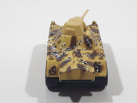 Vintage 1993 Lesney Matchbox Superfast Rolamatics No. 73 Weasel Tank Tan and Brown Camouflage Die Cast Toy Car Vehicle