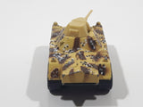 Vintage 1993 Lesney Matchbox Superfast Rolamatics No. 73 Weasel Tank Tan and Brown Camouflage Die Cast Toy Car Vehicle