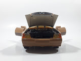 Vintage Majorette Mercedes 500 SL Convertible Brown Toy Car Vehicle with Opening Doors and Hood