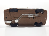 Vintage Majorette Mercedes 500 SL Convertible Brown Toy Car Vehicle with Opening Doors and Hood