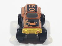 1989 Galoob Micro Machines Renault 5 Turbo #50 Orange Miniature Die Cast Toy Car Vehicle