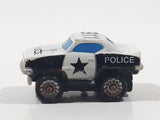 1989 Dan Yang Police 911 White Miniature Die Cast Toy Car Vehicle