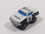 1989 Dan Yang Police 911 White Miniature Die Cast Toy Car Vehicle