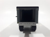 ERTL Farm Truck Covered Grain Trailer Grey and Black Die Cast Toy Car Vehicle with Opening Rear Doors and Removable Top