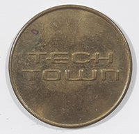 Vintage Famous Players Tech Town Gaming Game Token Metal Coin