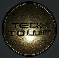 Vintage Famous Players Tech Town Gaming Game Token Metal Coin