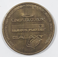 Vintage Famous Players Cineplex Odeon Galaxy No Cash Value Gaming Game Token Metal Coin