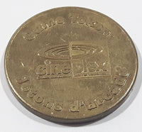Vintage Famous Players Cineplex Odeon Galaxy No Cash Value Gaming Game Token Metal Coin