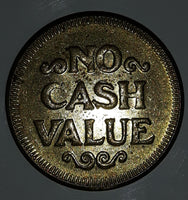 Clown Themed No Cash Value Metal Game Token Coin
