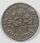 1982 United States of America One Dime 10 Cent Plastic Token Coin