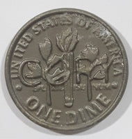 1982 United States of America One Dime 10 Cent Plastic Token Coin
