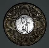 Vintage VB CT 40 No Cash Value Control Token Metal Coin