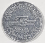 Vintage 1954 TTC Toronto Transit Commission Metal Coin Token