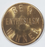 Vintage Roman Meal Enthusiasm Be A Winner Metal Coin Token