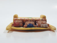 Nobel Hall Three Bears in Bed 3 1/8" x 3 3/8" Vinyl Fridge Magnet